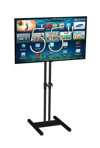 [2125] TV55" on wall/or TV-stand(e)
